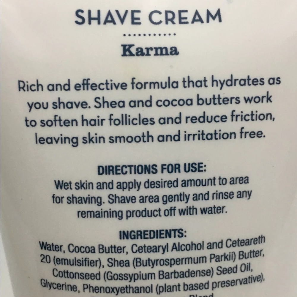 Naples Soap Company Shave Cream “Karma” Paraben Free 6oz Vegan Citrus SEALED - Picture 5 of 12